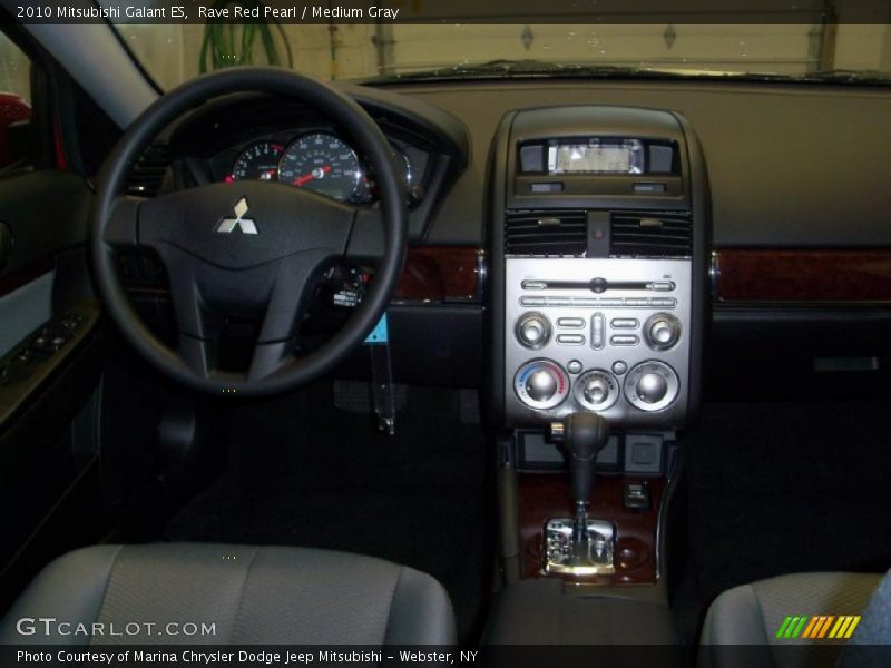 Rave Red Pearl / Medium Gray 2010 Mitsubishi Galant ES