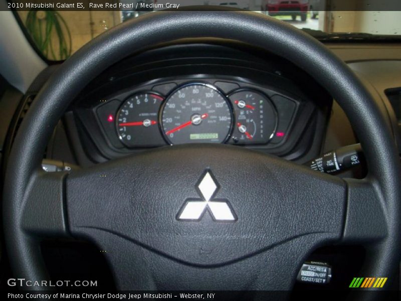 Rave Red Pearl / Medium Gray 2010 Mitsubishi Galant ES