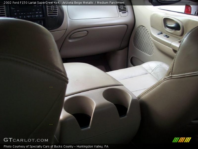 Arizona Beige Metallic / Medium Parchment 2002 Ford F150 Lariat SuperCrew 4x4