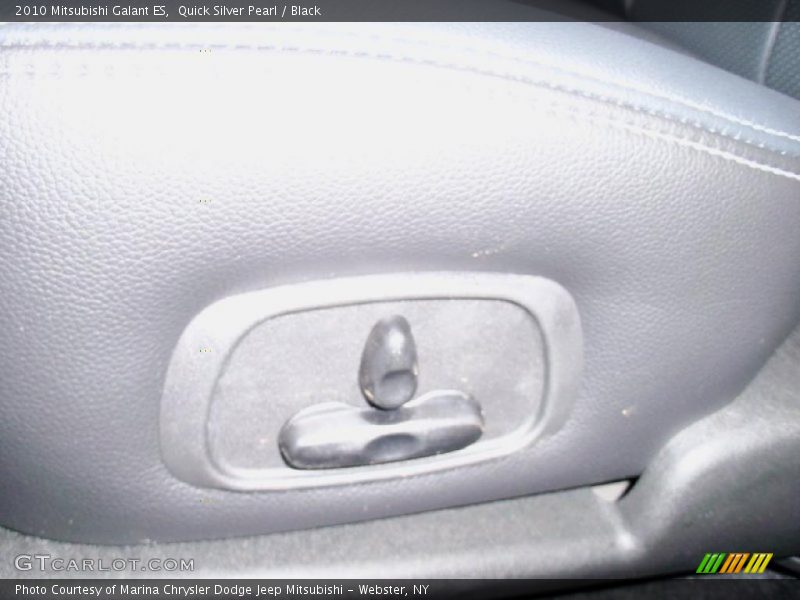 Quick Silver Pearl / Black 2010 Mitsubishi Galant ES