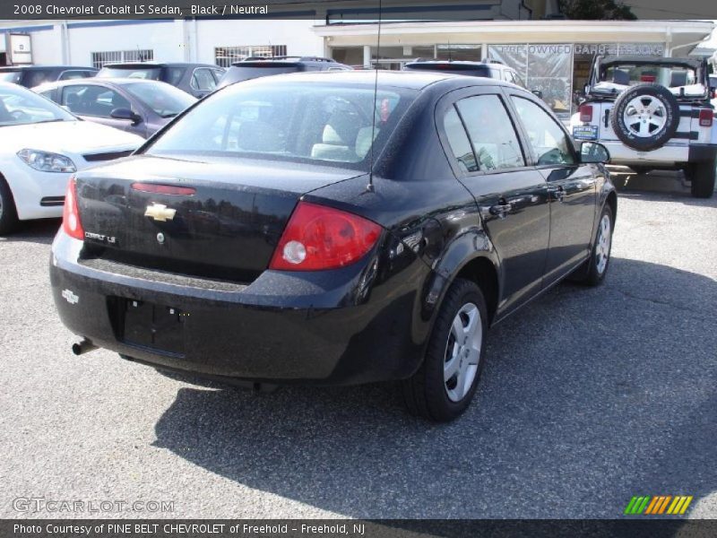 Black / Neutral 2008 Chevrolet Cobalt LS Sedan