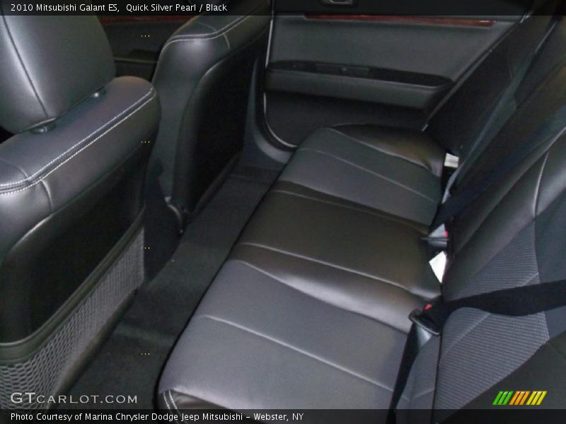 Quick Silver Pearl / Black 2010 Mitsubishi Galant ES