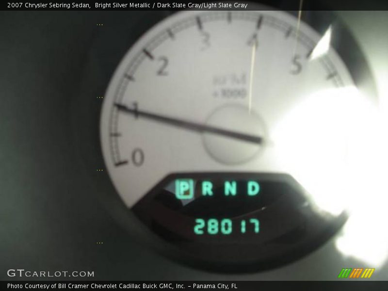 Bright Silver Metallic / Dark Slate Gray/Light Slate Gray 2007 Chrysler Sebring Sedan