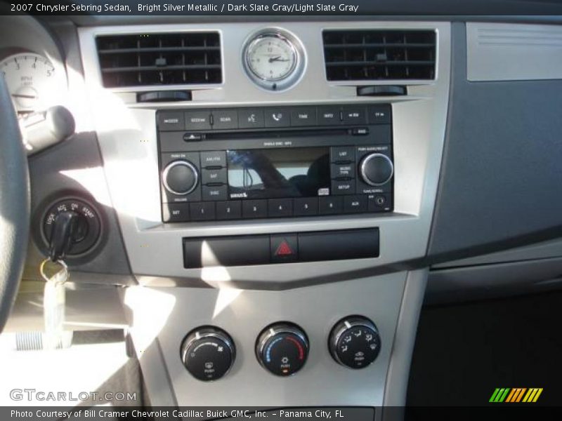 Bright Silver Metallic / Dark Slate Gray/Light Slate Gray 2007 Chrysler Sebring Sedan