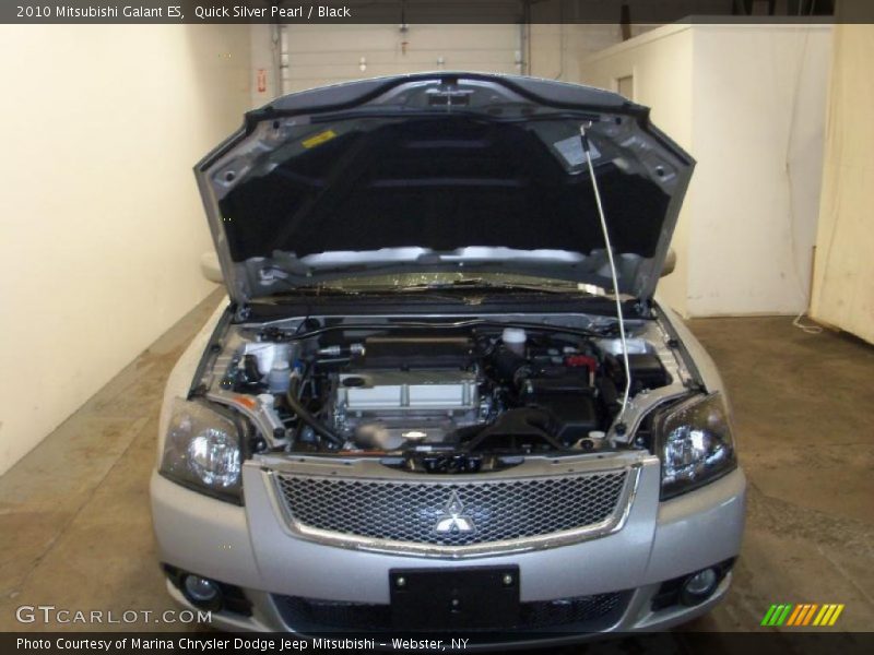 Quick Silver Pearl / Black 2010 Mitsubishi Galant ES