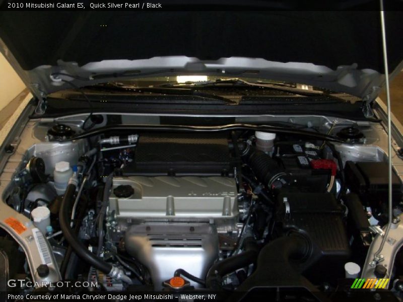 Quick Silver Pearl / Black 2010 Mitsubishi Galant ES