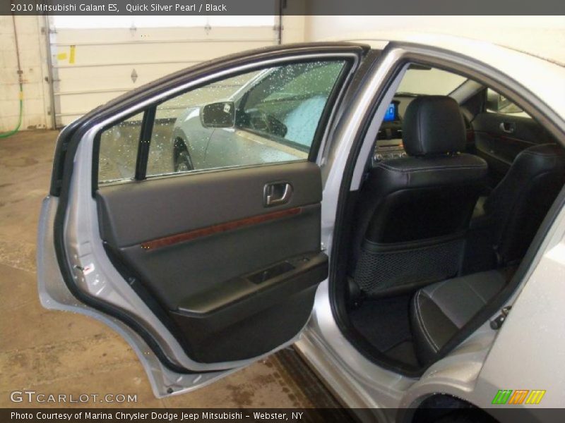 Quick Silver Pearl / Black 2010 Mitsubishi Galant ES