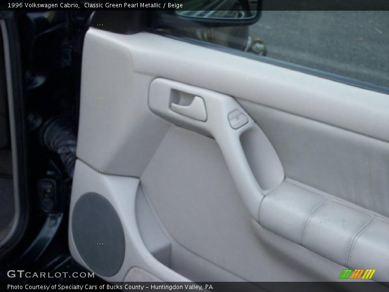 Classic Green Pearl Metallic / Beige 1996 Volkswagen Cabrio