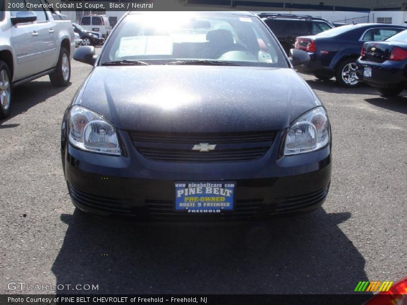 Black / Neutral 2008 Chevrolet Cobalt LS Coupe