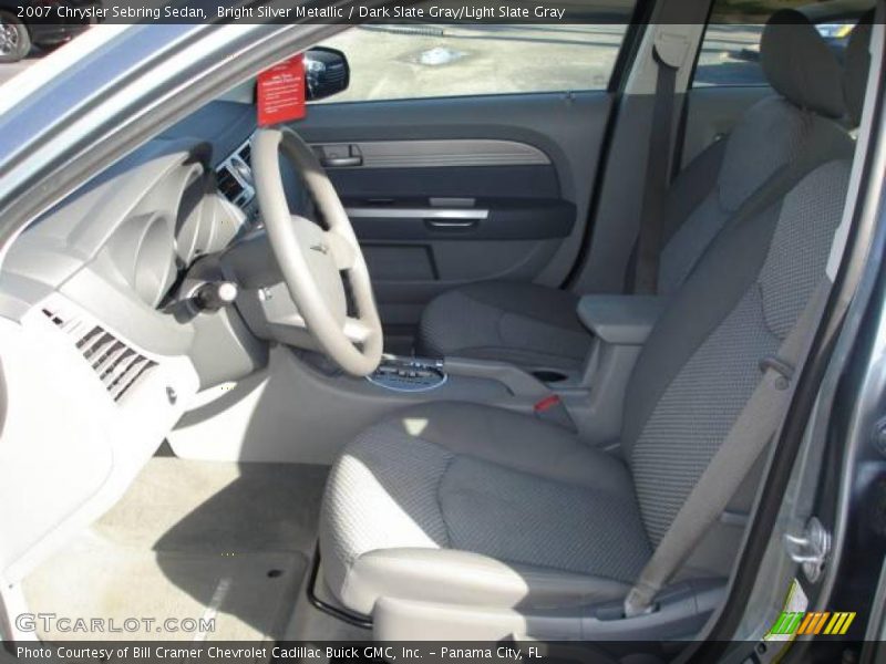 Bright Silver Metallic / Dark Slate Gray/Light Slate Gray 2007 Chrysler Sebring Sedan