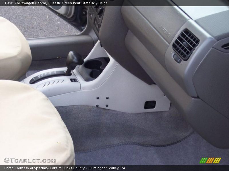 Classic Green Pearl Metallic / Beige 1996 Volkswagen Cabrio