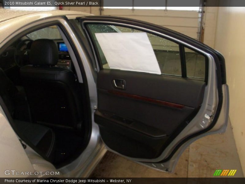 Quick Silver Pearl / Black 2010 Mitsubishi Galant ES