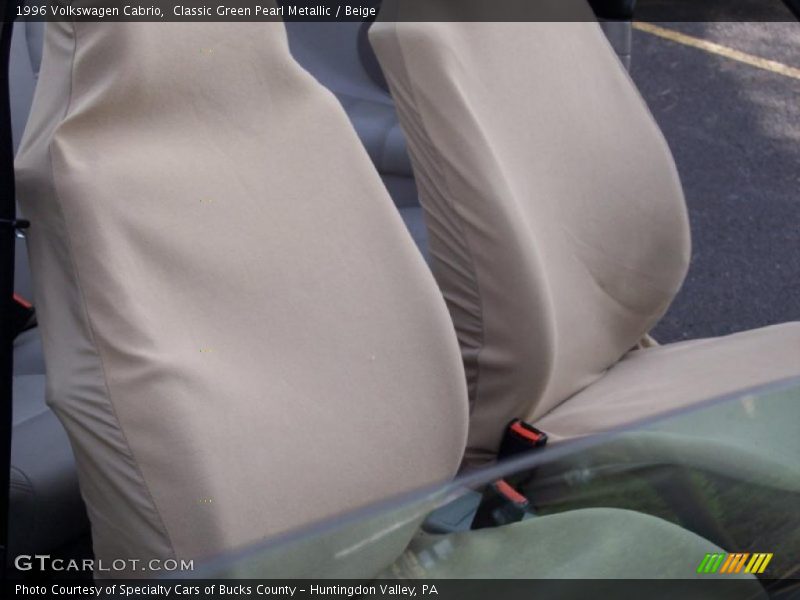 Classic Green Pearl Metallic / Beige 1996 Volkswagen Cabrio