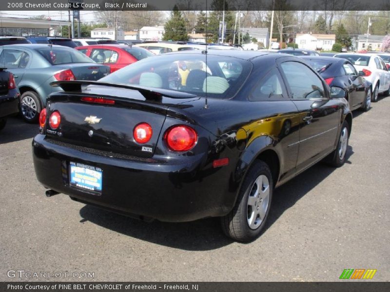 Black / Neutral 2008 Chevrolet Cobalt LS Coupe