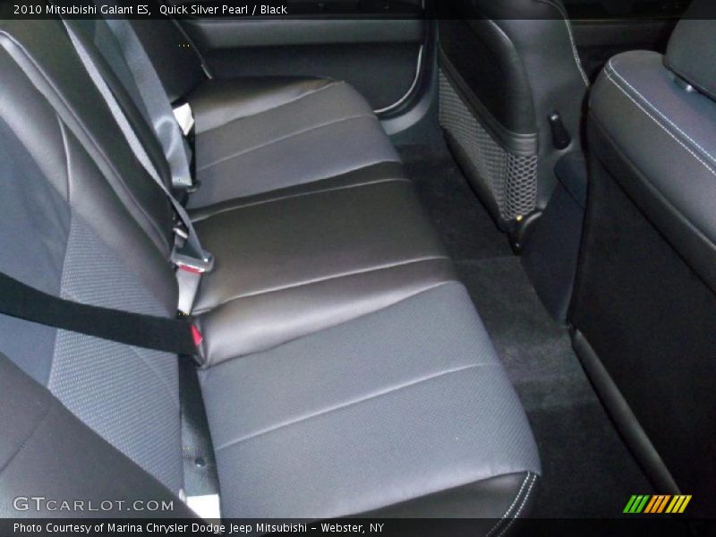 Quick Silver Pearl / Black 2010 Mitsubishi Galant ES
