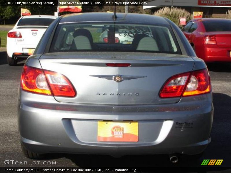 Bright Silver Metallic / Dark Slate Gray/Light Slate Gray 2007 Chrysler Sebring Sedan