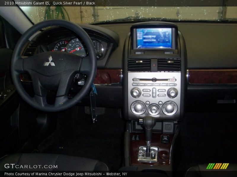 Quick Silver Pearl / Black 2010 Mitsubishi Galant ES