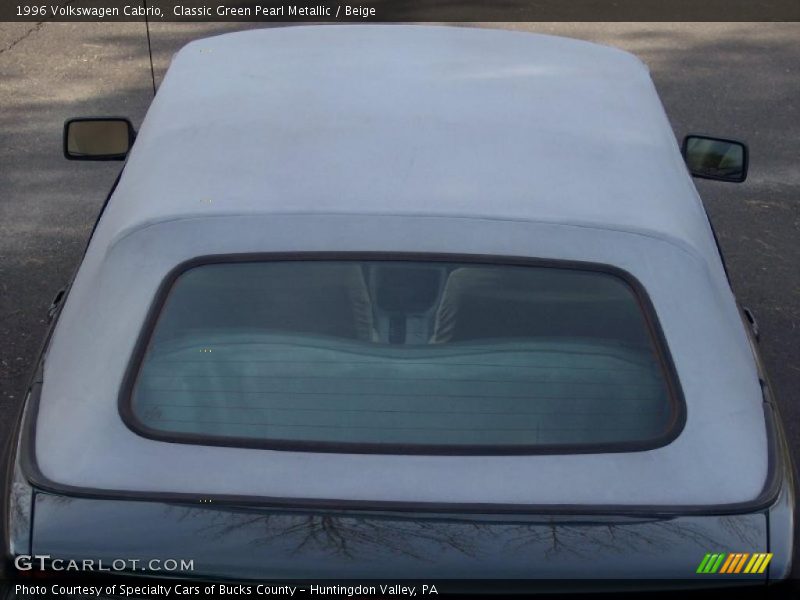 Classic Green Pearl Metallic / Beige 1996 Volkswagen Cabrio