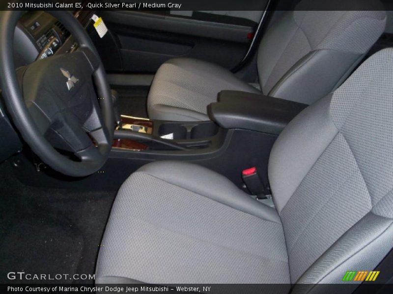 Quick Silver Pearl / Medium Gray 2010 Mitsubishi Galant ES