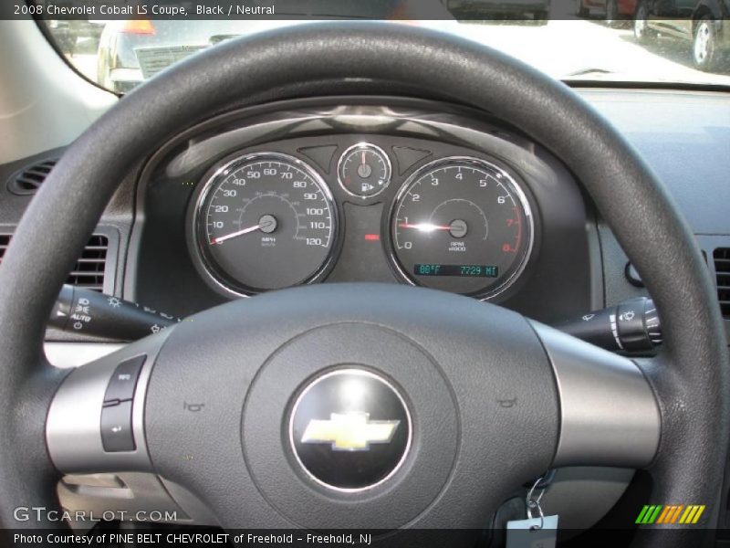 Black / Neutral 2008 Chevrolet Cobalt LS Coupe