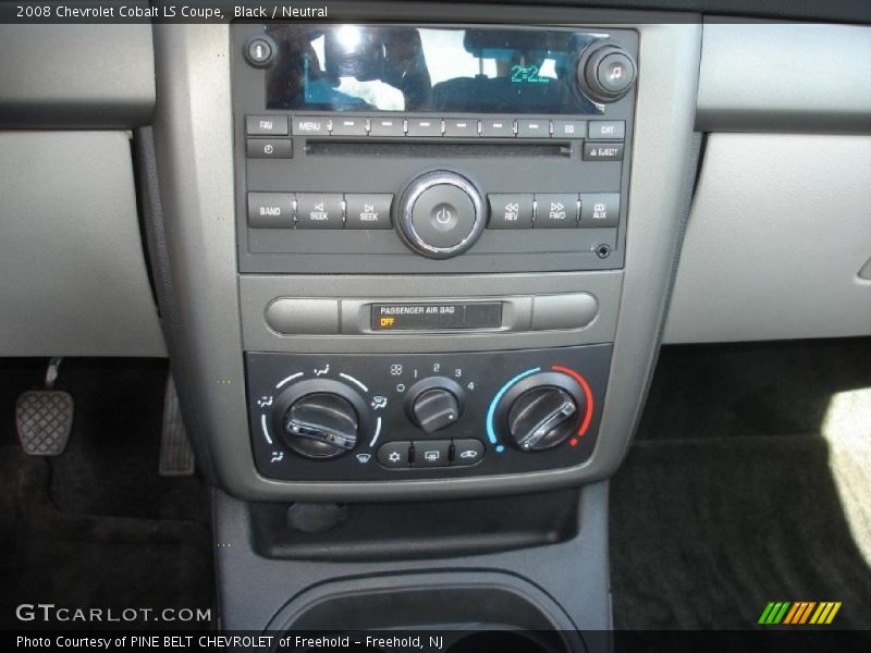 Black / Neutral 2008 Chevrolet Cobalt LS Coupe