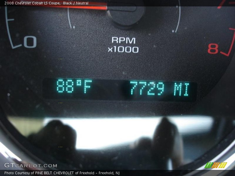 Black / Neutral 2008 Chevrolet Cobalt LS Coupe