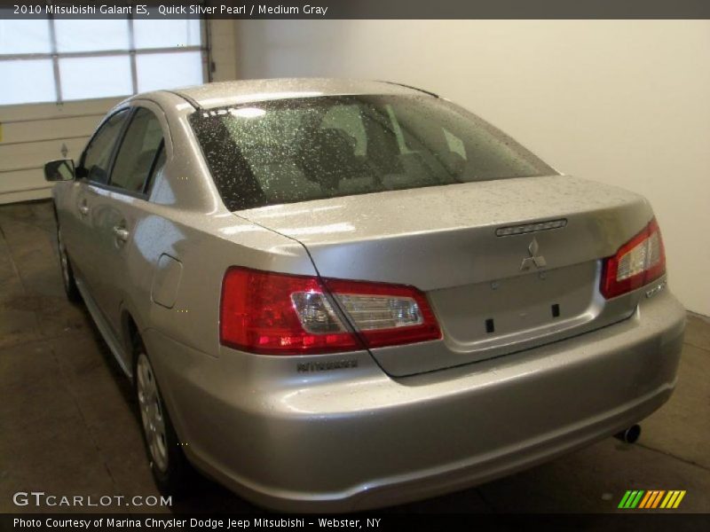 Quick Silver Pearl / Medium Gray 2010 Mitsubishi Galant ES