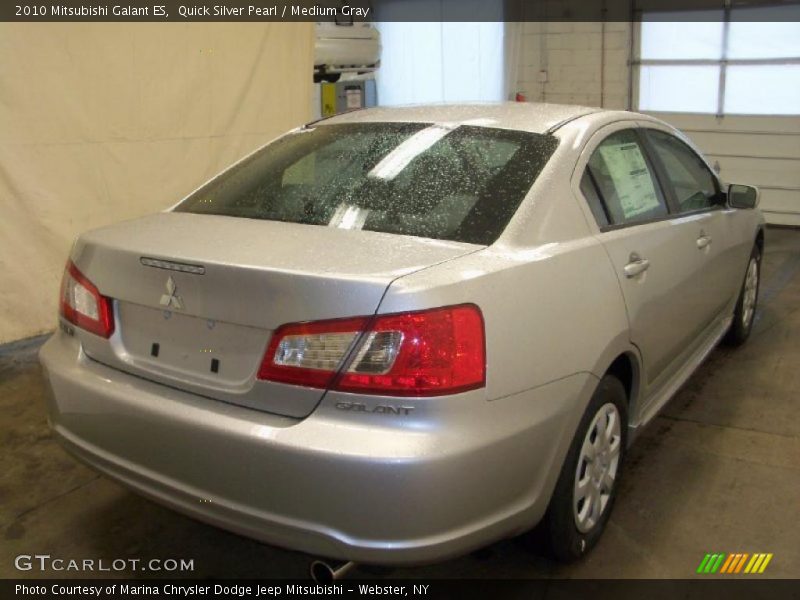 Quick Silver Pearl / Medium Gray 2010 Mitsubishi Galant ES