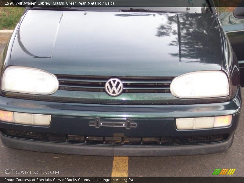 Classic Green Pearl Metallic / Beige 1996 Volkswagen Cabrio