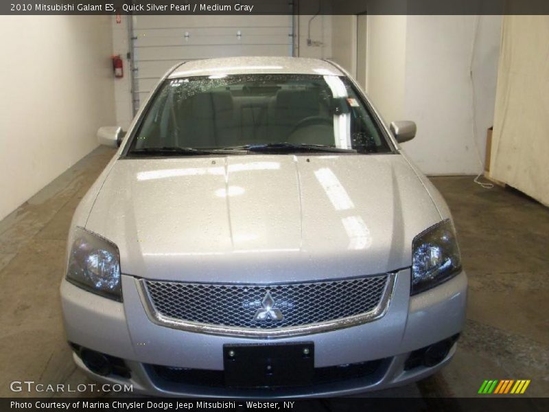 Quick Silver Pearl / Medium Gray 2010 Mitsubishi Galant ES