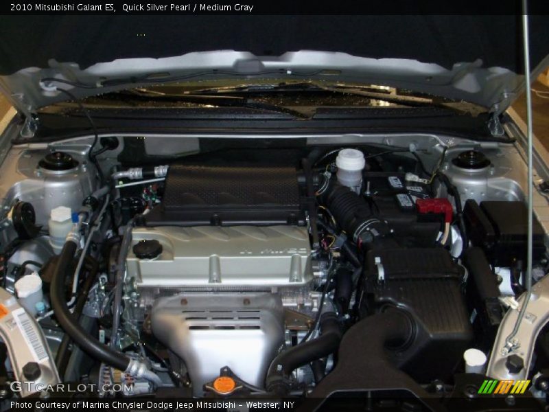 Quick Silver Pearl / Medium Gray 2010 Mitsubishi Galant ES
