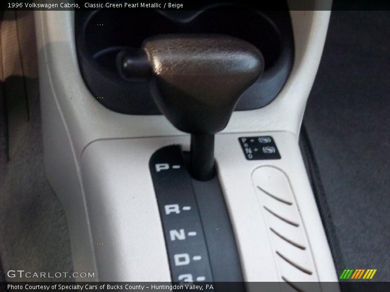 Classic Green Pearl Metallic / Beige 1996 Volkswagen Cabrio