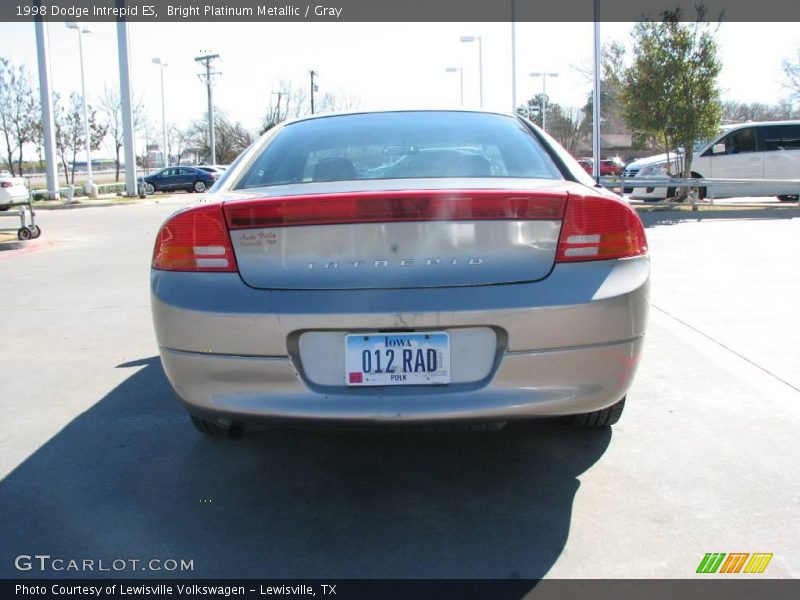 Bright Platinum Metallic / Gray 1998 Dodge Intrepid ES