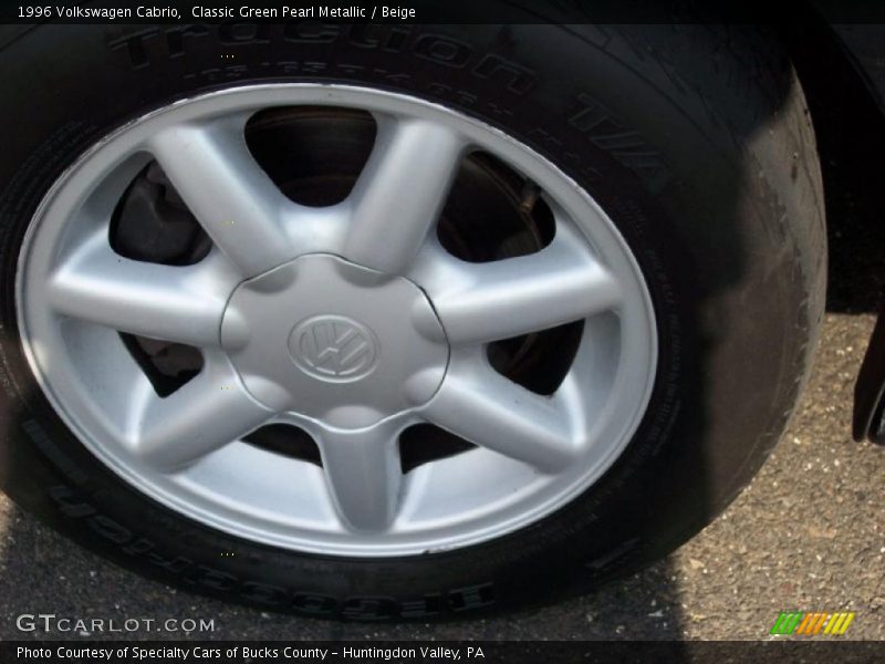 Classic Green Pearl Metallic / Beige 1996 Volkswagen Cabrio