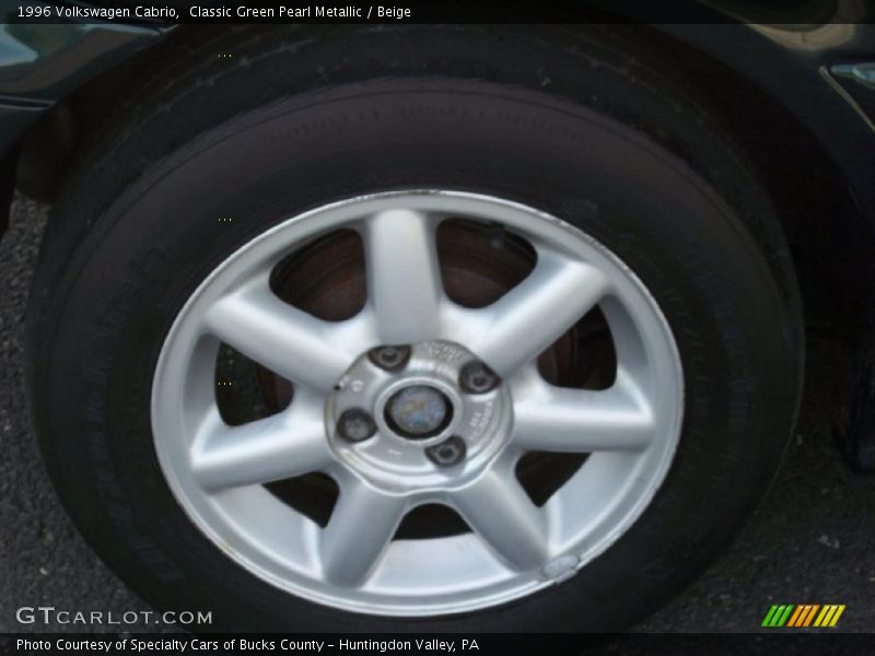 Classic Green Pearl Metallic / Beige 1996 Volkswagen Cabrio