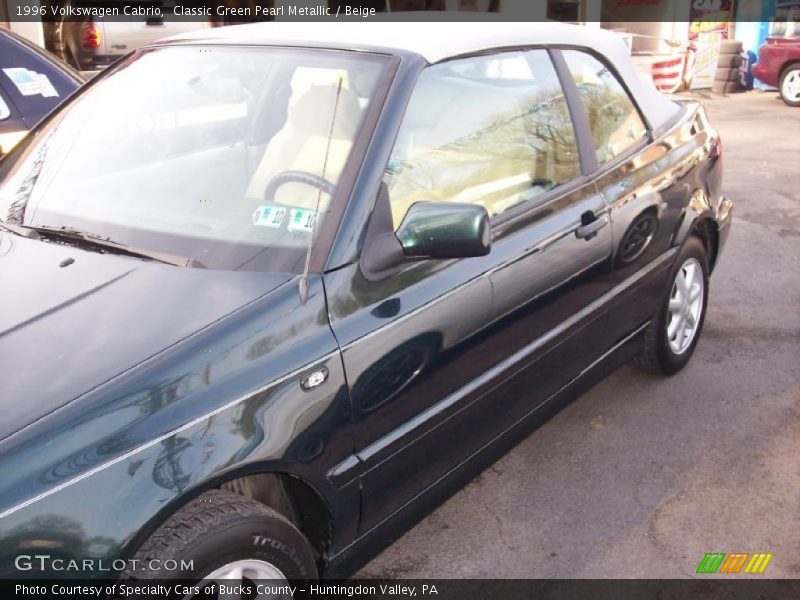 Classic Green Pearl Metallic / Beige 1996 Volkswagen Cabrio
