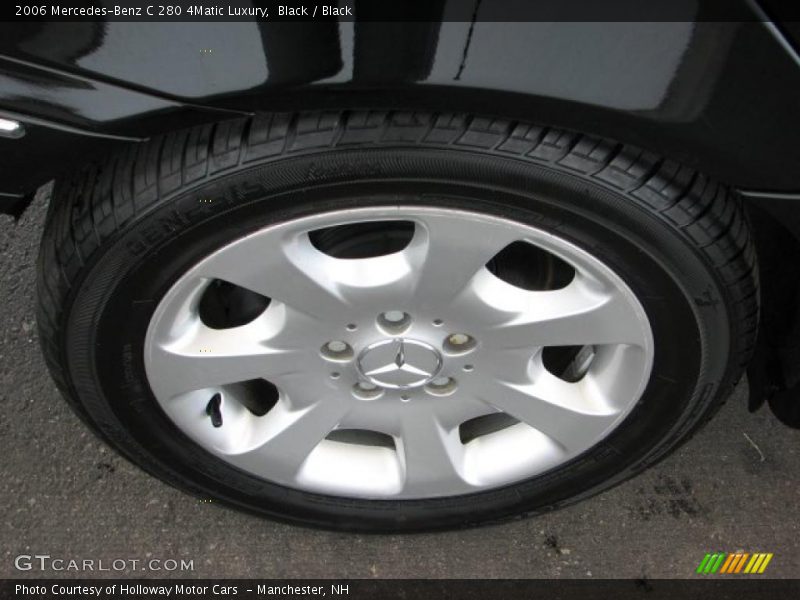 Black / Black 2006 Mercedes-Benz C 280 4Matic Luxury