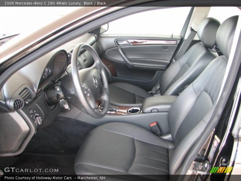 Black / Black 2006 Mercedes-Benz C 280 4Matic Luxury