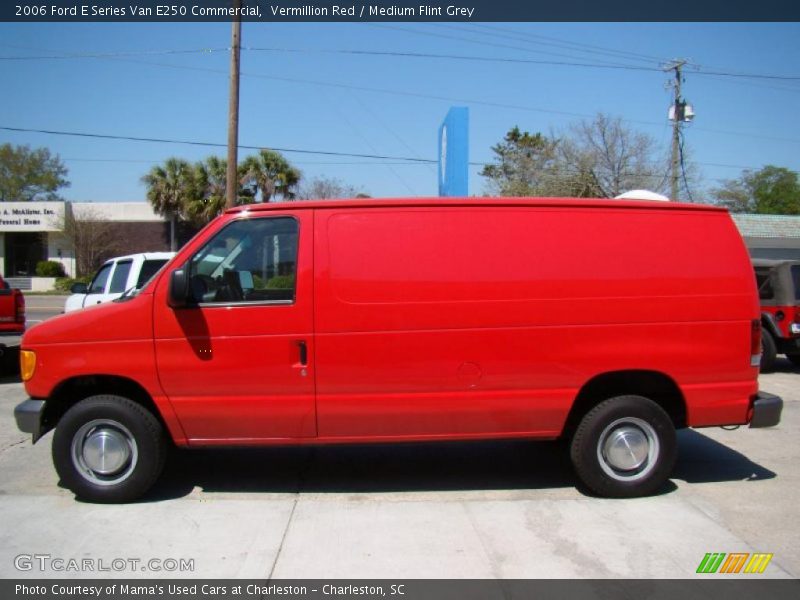 Vermillion Red / Medium Flint Grey 2006 Ford E Series Van E250 Commercial
