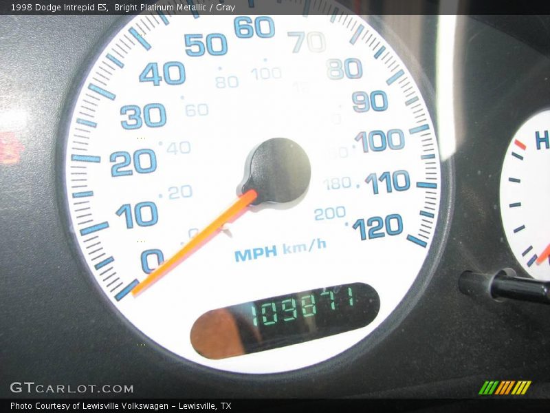 Bright Platinum Metallic / Gray 1998 Dodge Intrepid ES