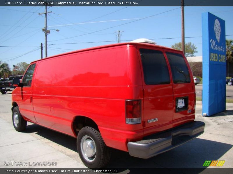 Vermillion Red / Medium Flint Grey 2006 Ford E Series Van E250 Commercial