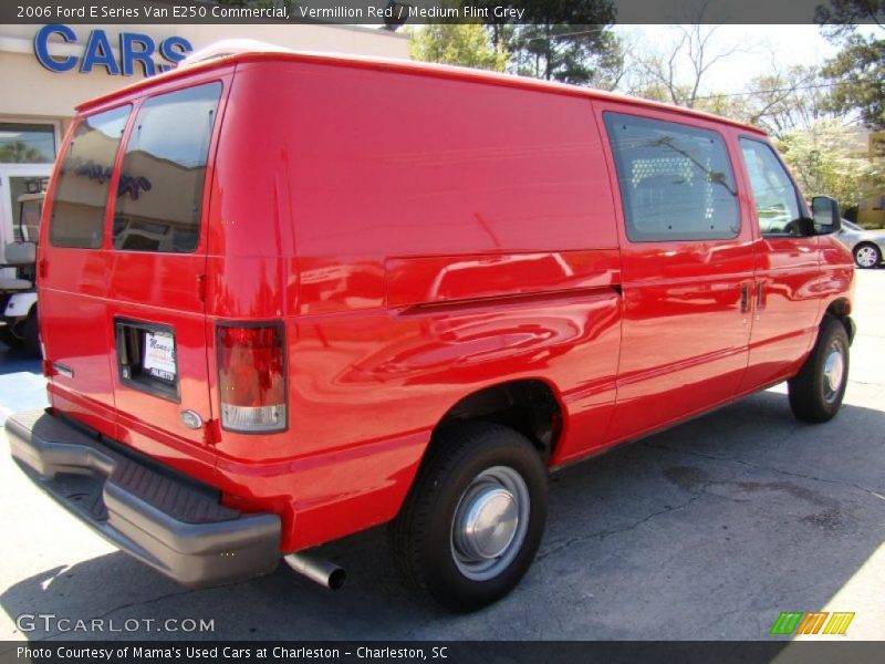 Vermillion Red / Medium Flint Grey 2006 Ford E Series Van E250 Commercial