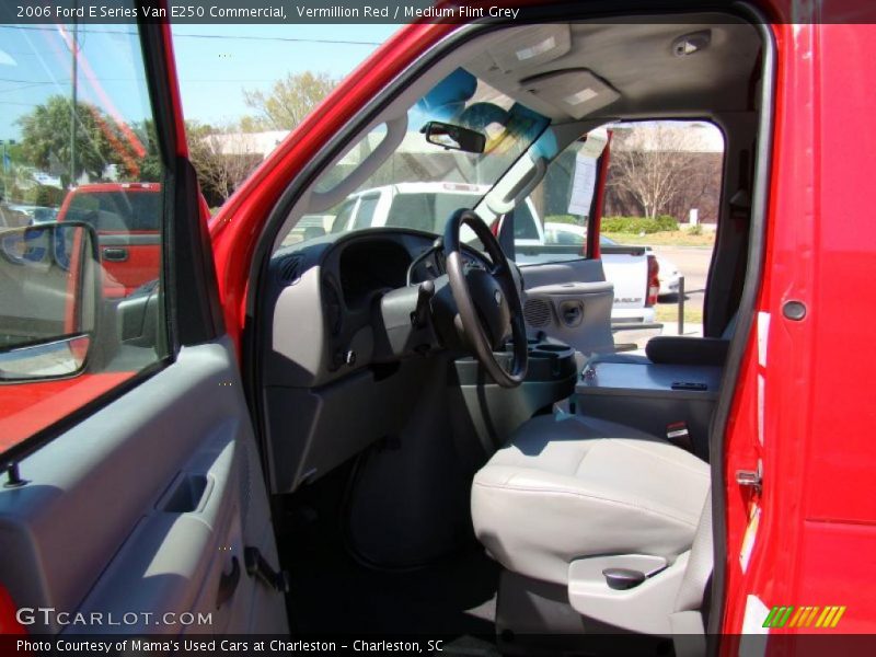 Vermillion Red / Medium Flint Grey 2006 Ford E Series Van E250 Commercial