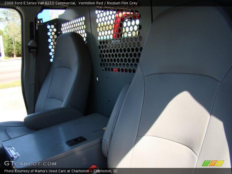 Vermillion Red / Medium Flint Grey 2006 Ford E Series Van E250 Commercial