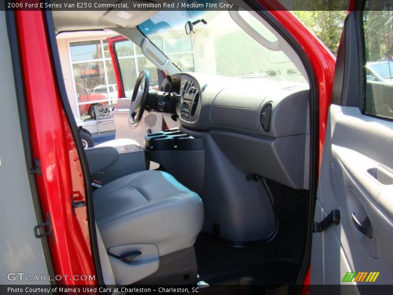 Vermillion Red / Medium Flint Grey 2006 Ford E Series Van E250 Commercial