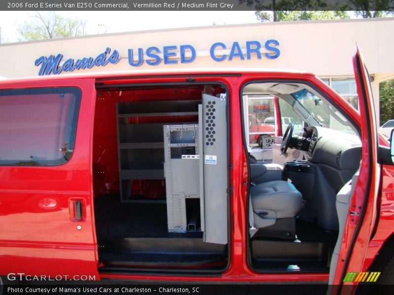 Vermillion Red / Medium Flint Grey 2006 Ford E Series Van E250 Commercial