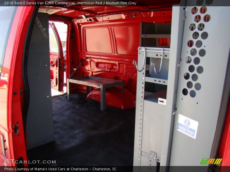 Vermillion Red / Medium Flint Grey 2006 Ford E Series Van E250 Commercial