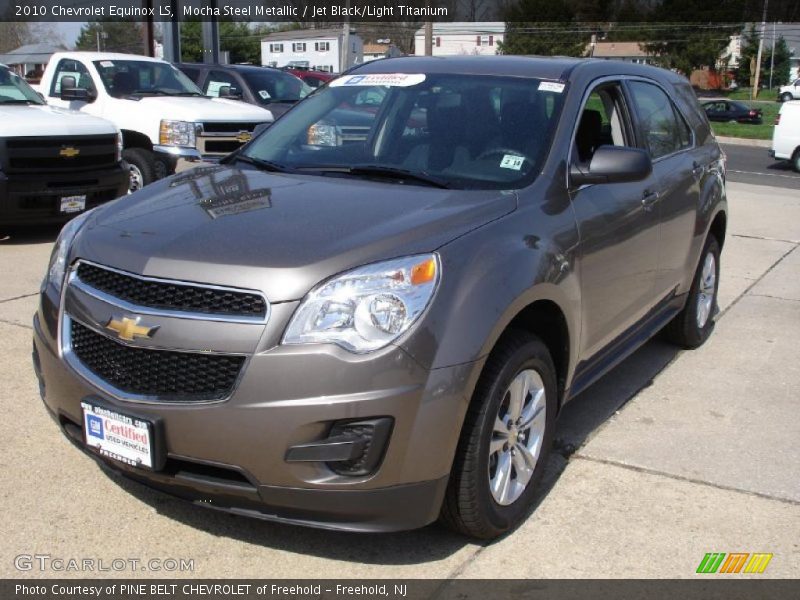 Mocha Steel Metallic / Jet Black/Light Titanium 2010 Chevrolet Equinox LS