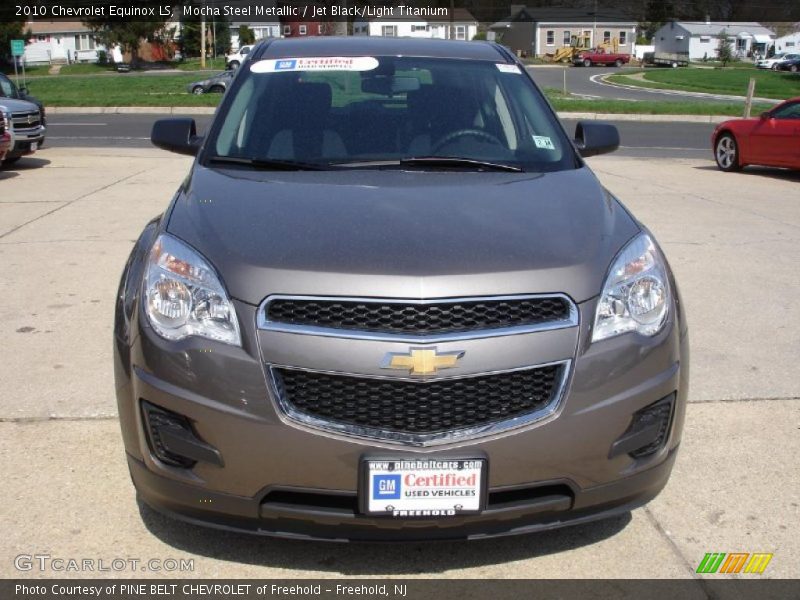 Mocha Steel Metallic / Jet Black/Light Titanium 2010 Chevrolet Equinox LS