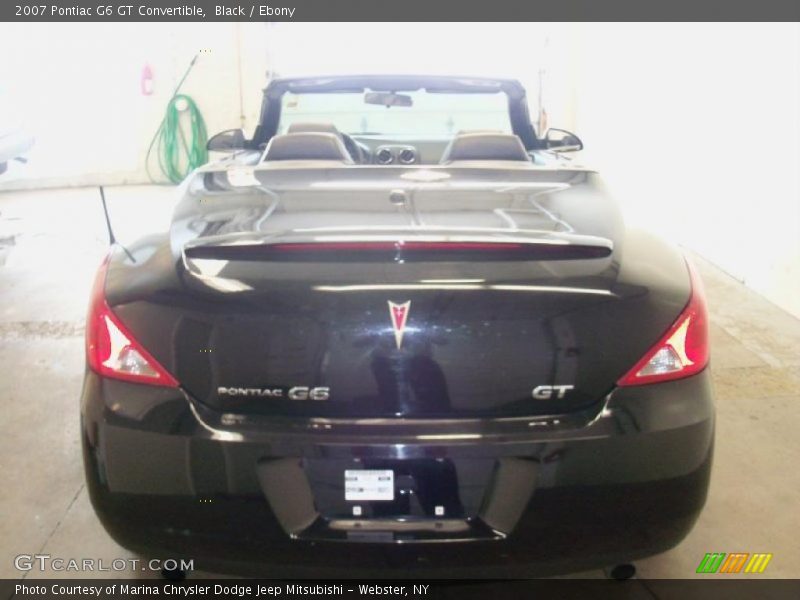 Black / Ebony 2007 Pontiac G6 GT Convertible
